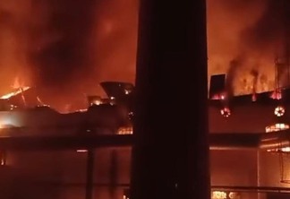 Incêndio atinge Usina Santa Rita