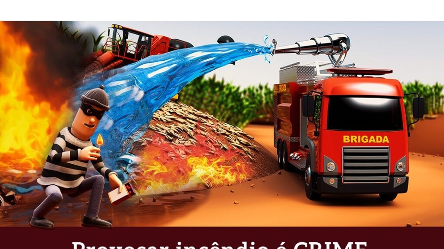 Campanha contra incêndios busca reduzir prejuízos causados pelo fogo nas lavouras