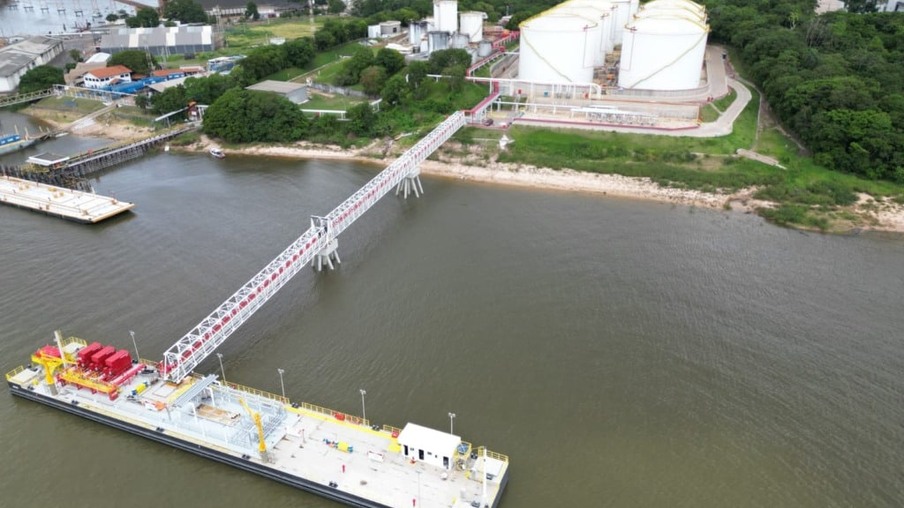 Raízen e Vibra concluem obra da nova Base de Distribuição de Combustíveis em Santarém - PA