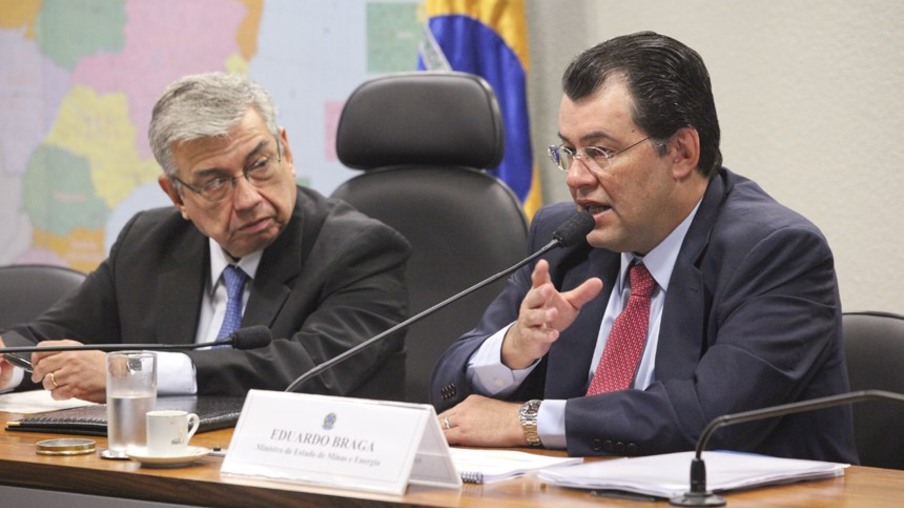 Braga, ministro do MME na audiência pública no Senado: previsões 