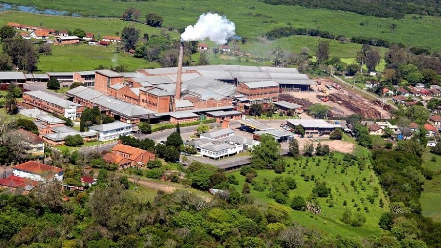 Fábrica da Tana no Rio Grande, no RS: biocombustível de serragem (Foto: Divulgação)