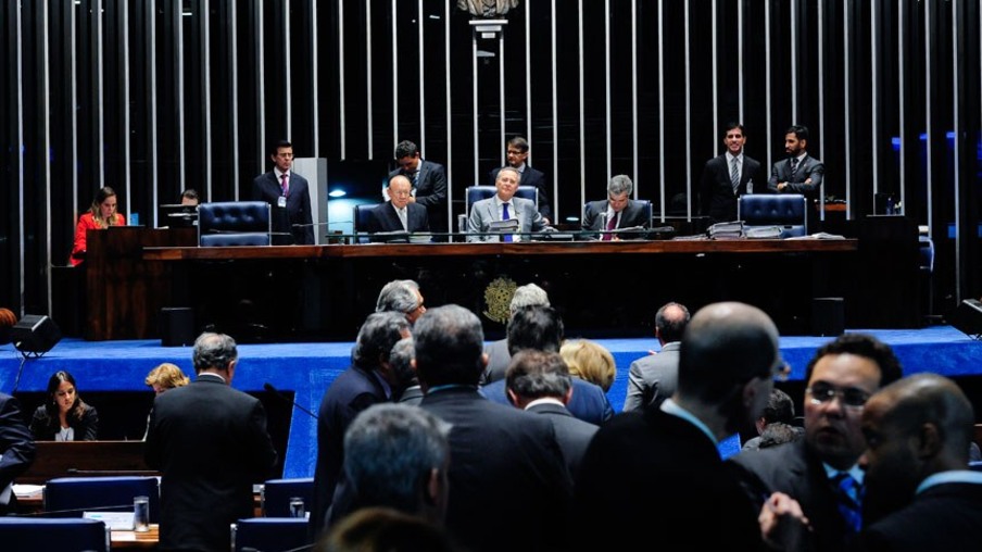 Os senadores votaram em 17/05 a MP: sem a subvenção (Foto: Jonas Pereira/Agência Senado)