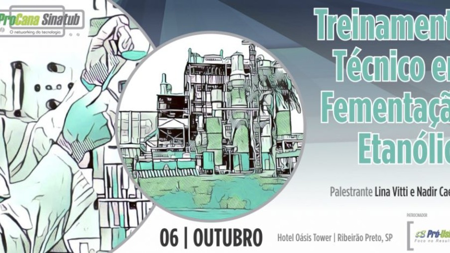 Abertas as inscrições para o treinamento técnico em Fermentação Etanólica em Ribeirão Preto (SP)