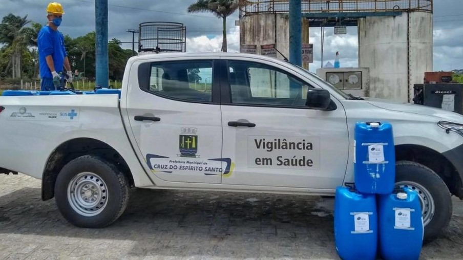 Companhia Usina São João fez doação de cinco mil litros de álcool 70%