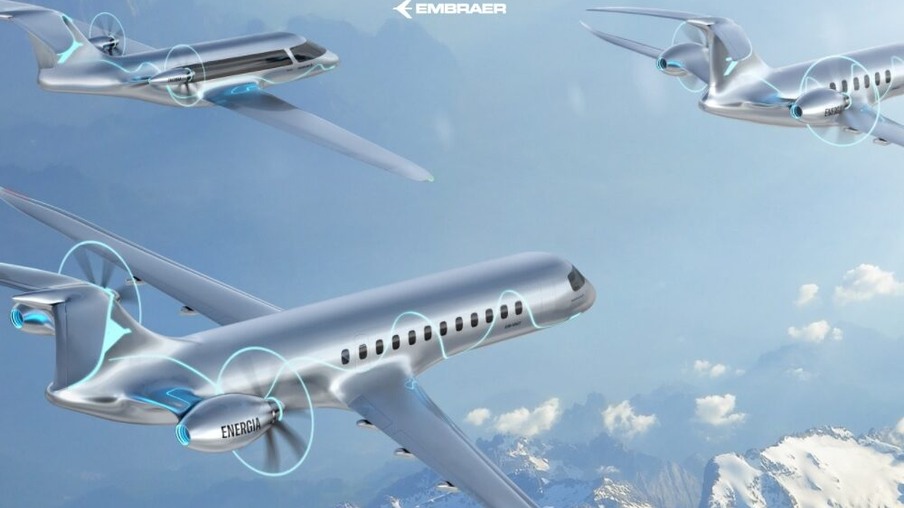 Embraer apresenta aviões conceito movidos por energia renovável