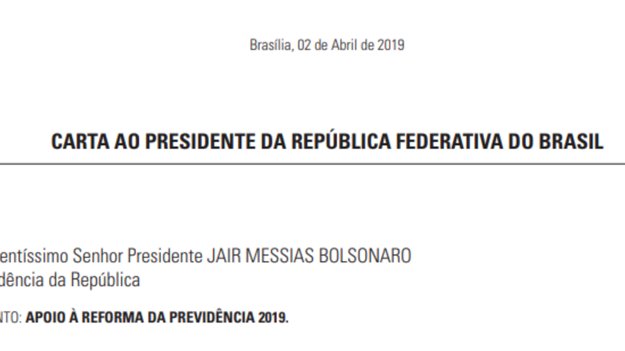 Entidades ligadas a cana endossam carta a Bolsonoro em apoio à reforma da Previdência