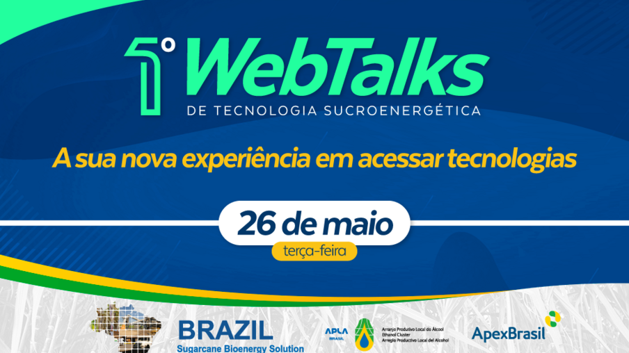 Projeto Brazil Sugarcane lança o 1º WebTalks de Tecnologia Sucroenergética