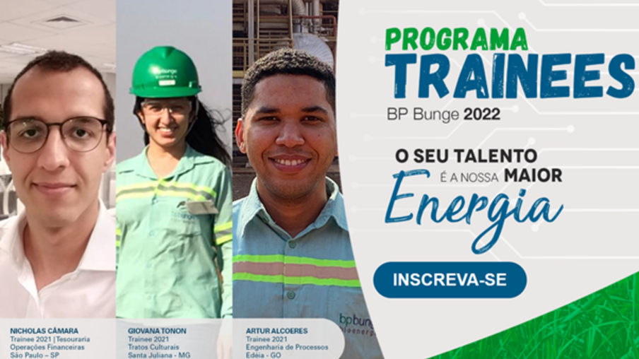 BP Bunge prorroga inscrições para os programas de Trainees e Jovens Engenheiros