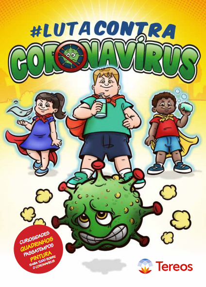 Tereos lança gibi de prevenção ao coronavírus para colaboradores e familiares