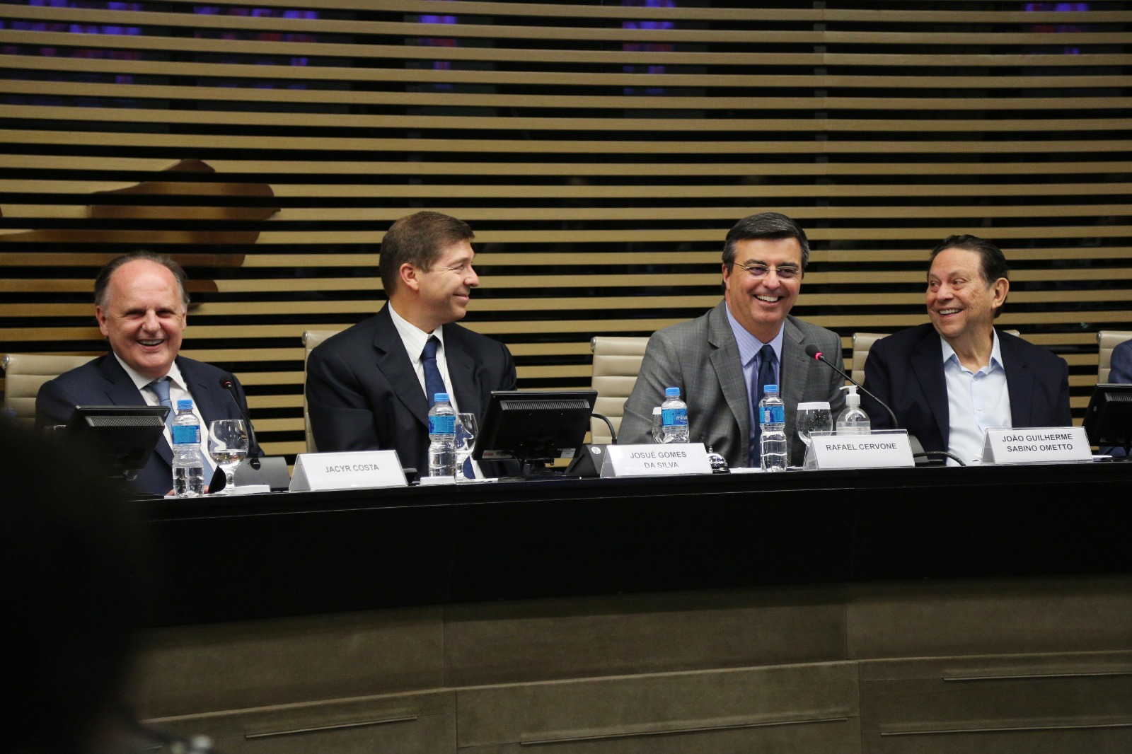 Reunião teve homenagem o empresário João Guilherme Sabino Ometto. (Fotos Karim Kahn -Fiesp)